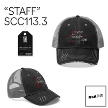 Load image into Gallery viewer, "STAFF" NSA14 trucker hat